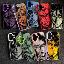 Funda de Teléfono de Anime de Lujo de Ataque a los Titanes para Oppo Reno13 Reno12 Reno11 Reno10 Reno8 Reno7 Z F T Pro Plus 4G 5G Cubierta Mate, Cubierta Compatible con Funda de  17, Funda de  17 Pro, Funda de  17 Pro Max - CYB-293CY75034A2 - Ver 6