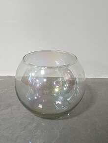 球形玻璃花瓶水培容器，苔藓和多肉植物种植器，桌面水族箱，创意玻璃瓶