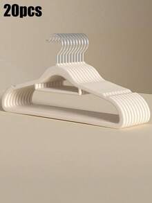 20/10 件天鹅绒防滑天鹅绒衣架 | 无痕节省空间的衣柜整理器衣架，衣架，带 360° 旋转挂钩的植绒成人衣架 - 节省空间的卧室衣架，衣架，衣架，防滑衣架，成人衣架，天鹅绒衣架