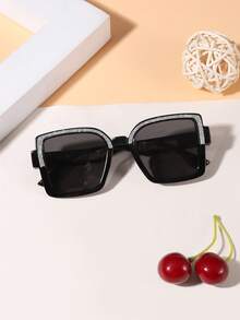 1PC Boys And Girls 4-8Y Cute Shiny Square Fashion Glasses Suitable For Holiday Outings, Outfit Matching, And Festival Gifts - Multicolor - View 7