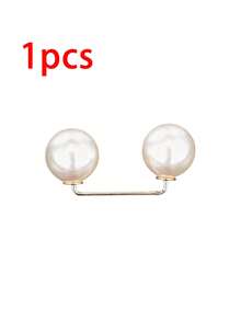 4 Packs Pearl Jeans Ankle Clips, Chest Anti-Exposure Pins, Anti-Stepping Slipper Buckles, Trouser Length Adjusters, Christmas Gifts, Pants And Skirt Clothing Pins - Multicolor - View 12