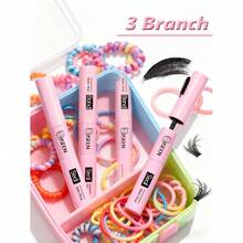 3PCS/1PC Strong Hold 2-In-1 Lash Bond And Seal 5ml+5ml Long Lasting Cluster Eyelash Glue For All Day DIY Lash Extensions - Black - View 4