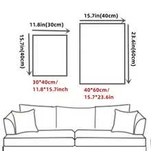 1 Pieza León con - Decoración de Dormitorio Pintura Abstracta de Animales en Lienzo - Póster e Impresión de Arte de Pared sin Marco - transparente - Ver 8
