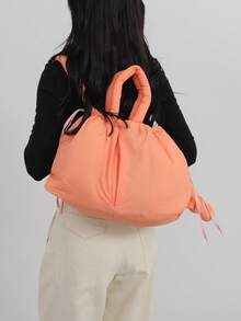 Convertible Puffer Backpack For Women, Large Capacity Duffle Bag For Travel, Crossbody Purse, Tote Shoulder Bag - Multicolor - View 5