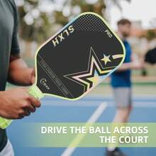 16MMT700 Pickleball Paddle With Textured Surface Technology, Carbon Fiber Woven For Enhanced Strength And Feel - A - View 6