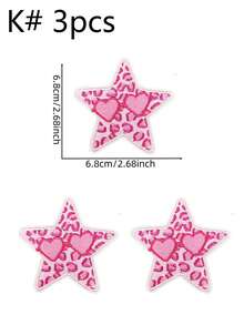 Bộ 3/14 miếng vá thêu chữ Cherry màu hồng hình bé gái, hoạt hình dễ thương, làm từ sợi polyester, thích hợp để tự may vá quần áo, phụ kiện may mặc, dùng cho mũ lưỡi trai, quần jean, áo sơ mi, áo khoác, ba lô, quần áo thường ngày và phụ kiện. - Nhiều màu - Xem 26