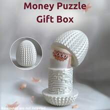 Money Maze Box - Mystery Surprise Puzzle Gift, Easter Egg Giveaway & Birthday Small Surprise, Fun Interactive Gift For Kids Adults - Random Colors and Styles - View 5