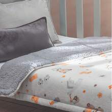 GLAZE Baby Blankets - Light Grey - View 2