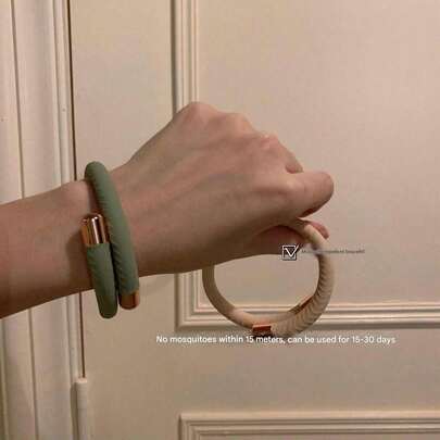 Pulsera repelente de mosquitos para adultos y niños para uso en exteriores