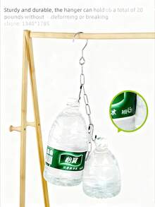 1PC Simple Solid Iron Hanger Hook, Random Color Durable Household Wall Hanger Rack - 彩色 - 查看 3