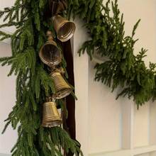 Christmas Real Touch Norfolk Pine Garland – 6FT Artificial Green Winter Greenery For Table, Mantle, Wall, Indoor & Outdoor Holiday Decorations - màu xanh lá - Xem 6