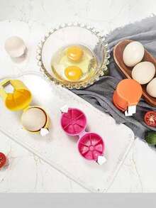 1PC Egg Shell Opener, Egg Cracker Handheld, Egg Peeler,Egg Separator For Raw Eggs, Egg Separator ,Stainless Steel Eggshell Breaker Egg,Shell Cutter Kitchen,Hard Boiled Egg Peeler Tool For Cutting Eggs, Eggs Breaker Kitchen Gadgets ,With Easy Shell Egg Opener,No Mess, No Shell Pieces ,For Cooking Bakery,Baking, Scrambled Eggs & Omelets