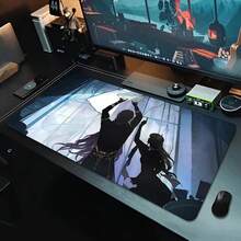 Ouse Pad Large Love And Deepspace Gaer Keyboard At Pads Gaing Desk Protector Laptops Ousepad Deskat PC HD Anie Ousepad - trắng - Xem 10