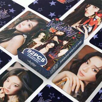 92张 Aespa 2026 节日问候 WESTEKN HOUSE 照片 LOMO 卡片