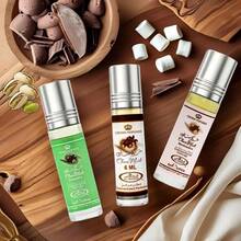 Al Rehab Choco Musk Original, Choco Musk Marshmallow & Choco Musk Pistachio 6ML Roll-On Perfume Oils | Your Ultimate Trio Of Decadent Dessert Perfumes - Multi Scents - View 6