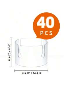 5/10/20/40 قطعة من مشابك قوس البالونات، موصلات قوس البالونات، ديكورات الحفلات، هدايا الحفلات، حفلة عيد الميلاد، مناسبة للزفاف والتخرج وحفلات الذكرى السنوية وديكورات عيد الميلاد (البالونات غير مشمولة) - شفاف - مشاهدة 7