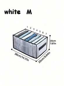 Foldable Storage Box For Underwear, Bra, Socks And Clothing Separation,Underwear Storage Boxes, Household Compartment Fabric Clothes Organizer, Drawers Dividers Organizer, Multifunctional Wardrobe Organizer For Panties Socks Bra Storage Decorations Decor Festival Decor Room Decor Home Decor Decor Bedroom Decor Dress Pants Shoes Jeans Boots Skirt - 彩色 - 查看 4