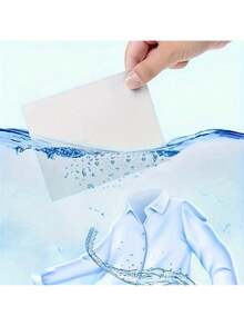 100pcs Laundry Color Catcher Sheets For Washing Machine - Dye Trapping & Anti-Transfer, Non-Electric Fabric Protection Tools For Clothes Cleaning - Trắng-100 chiếc - Xem 9