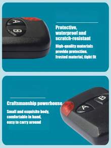 315/433MHz无线遥控器，学习码遥控器，双键射频遥控器，磨砂外壳，门禁照明卷帘门遥控器，电动卷帘门遥控器，升降设备遥控器，大门遥控器 - 彩色 - 查看 3