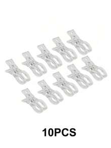 10/5/1 szt. Duże klipsy do łuków balonowych - Wytrzymałe, przezroczyste plastikowe klipsy sprężynowe o długości 3,5 cala z ergonomicznymi uchwytami i solidnymi podstawami, odpowiednie do zestawów łuków balonowych, dekoracji urodzinowych, rękodzieła, obróbki drewna, studiów fotograficznych, artykułów rzemieślniczych - Wielokolorowe - Zobacz 12