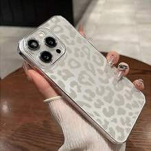 Clear White Leopard Print Design, UV Printed Phone Case For IPhone 16, 16 Plus, 16 Pro, 16 Pro Max, 13, 13 Pro, 13 Pro Max, 12, 12 Pro, 12 Pro Max, 11, 11 Pro, 11 Pro Max, 7, 8, X And Other Models - 無色 - 查看 3