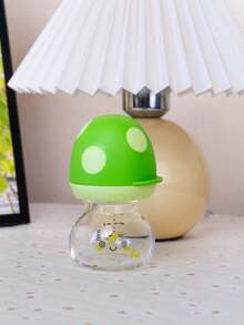 1pc Newborn Baby Wide Neck Glass Milk Bottle, 80ML/2.7OZ