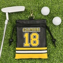 Number 18 Golf Bundle Bag, Golf Course Golf And Serve Stand Bag With Drawstring - Portable And Durable Golf Club Accessories For Men And Women - Ideal Gift For Golf Enthusiasts, Available In Black And White Colors - Multicolor - View 10