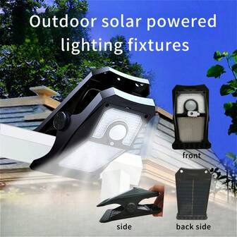 Outdoor Solar Powered Lighting, Solar Powered Garden & Yard Lights, Outdoor Motion Sensor Waterproof Wall Lights, Clip-On Sports Sensor Outdoor Lights, Solar Battery Powered. Waterproof Rating IP65, 3 Lighting Modes, 3 Installation Methods, Suitable For Outdoor, Patio, Fence, Camping, Wall, Garage, Yard