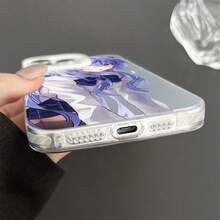 Funda de teléfono con patrón de chica anime para iPhone 16, linda 16PROMAX, única 15PRO, hermosa 16PLUS, de alta calidad 13PROMAX para hombres, 14PROMAX para mujeres, fundas de teléfono 14PRO, 12PRO de moda, 14 creatividad, 11 estética, 16PRO TPU engrosado, 13PRO simple pero única, XR con acabado mate, funda de teléfono XSMAX anti-golpes y resistente a caídas 15PLUS/14PLUS/XS/15/13/12/16/12PROMAX/11PRO/15PROMAX/11PROMAX - Blanco - Ver 5