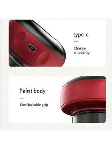 6档吸力及温度可调电动拔罐疗法套装，便携式智能拔罐按摩器，缓解肌肉、颈部、肩部、背部疼痛，改善血液循环，800mAh电池容量 - 黑色 - 查看 6