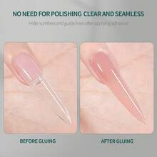 3-In-1 Sandwich Nail Mold, Includes Bottom Mold And Top Mold, Suitable For Gel Extension, Acrylic Nails, Multiple Shapes Available, Beginner-Friendly, Quick Nail Mold Creation