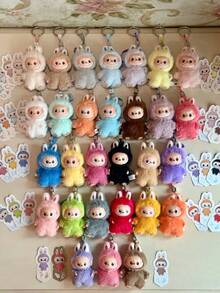 POP MART THE MONSTERS Pin For Love Letter Pendant Blind Box | Labubu 4.0 Alphabet Keychain Bag Charm Cute Cartoon Couple Gift Surprise Birthday Gift(1Single Box) - Multicolor - View 5