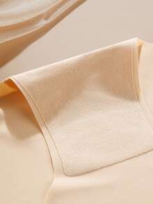 Aofeiqike 6件套高品质欧美加大码无缝丝滑女士内裤，包括：波浪纹设计、透气运动/瑜伽比基尼、中腰三角裤、纯色短裤、多巴胺三角裤、可爱舒适学生打底裤、无缝光滑如面膜般亲肤内裤 - 彩色 - 查看 5