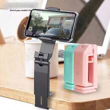 Airplane Phone Holder - 360° Rotating Durable ABS Travel Holder, Car And Desktop Holder For Hands-Free Viewing, Ideal Christmas Gift For Flight Lovers And Travel Accessories, Travel Lazy Phone Holder Desktop Rotating Live Broadcasting Drama Phone Multi-Function Support Stand, Airplane Travel Accessories, In-Flight Entertainment, Sturdy Design - Multicolor - View 6