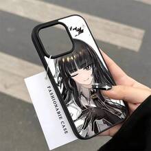 Funda de teléfono con patrón de chica anime para iPhone 16, borde esmerilado, 15PLUS Premium, 12PROMAX, funda de carga inalámbrica magnética linda 16PRO, funda de teléfono 13MINI, estética 11PROMAX, 13PRO anti-caída, 12 fundas transparentes, 11 a prueba de golpes XSMAX/16PLUS/16PROMAX/16/13/12PRO/15PROMAX/14PLUS/14/11PRO/15PRO/XS/15/12MINI/14PRO/XR/14PROMAX/13PROMAX - Blanco - Ver 7