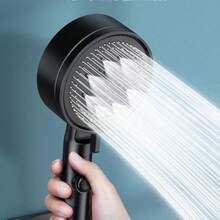 3pcs High Pressure Shower Head Set, Includes Bracket And Hose, 5 Spray Patterns, Bathroom Shower Head, Shower Sprayer, 5-Piece Bathroom Accessories - Shower Head Set - Multicolor - View 2