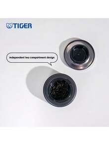 Tiger Taza isotérmica MMW-A36C de acero inoxidable 304, 0,20 kg, ligera, diseño hermético, unisex, portátil para uso profesional.