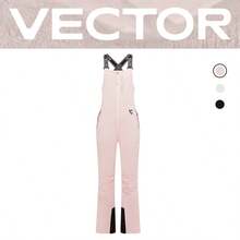 VECTOR MOTION Montis 加厚滑雪背带裤，男女通用，弹性面料，防水，耐磨，防风，透气，保暖，接缝处采用压胶工艺，直筒裤型，适用于单板/双板滑雪 - 淺粉色 - 查看 12