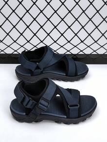 Kids' Spring/Summer Breathable Sports Sandals, Lightweight, Soft & Comfortable, Non-Slip Sole Design, Dual Strap Easy On/Off, Suitable For Daily Wear, Outdoor, Beach - Multicolor - View 6