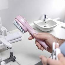 1PC Self Cleaning Retractable Massage Hair Brush, Magic Hair Comb For Hair Debris And Scalp Cleaning, Anti-Static Scalp Massage Portable Comb, Volumizing, Suitable For Home And Salon Use, Easy Styling, Comfortable Handle, Suitable For All Hair Types