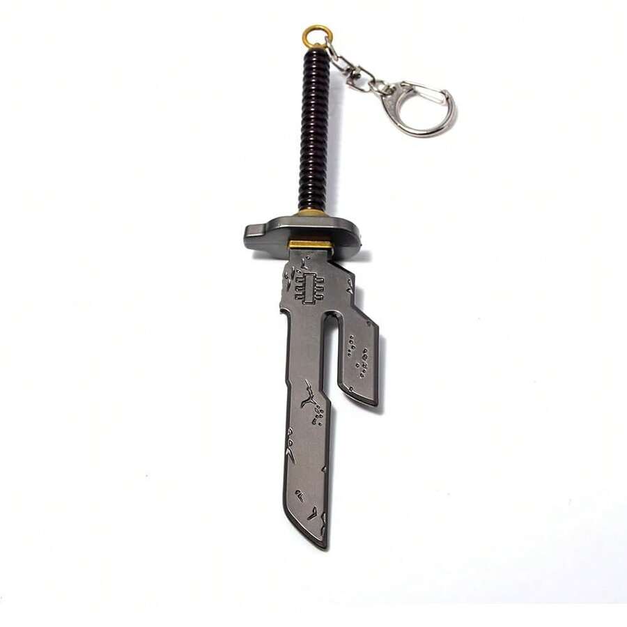 JJK Fushiguro Toji-Inspired Keychain – Engraved Cursed With Coiled Handle – Dark Anime Gift For JJK FansChristmas - 1 - 查看 1