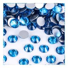 ICIQ Blue Series Silver Base Non-Hot Fix Crystal Glass Material Rhinestone, Decorative For Shoes, Clothes, Hats, Cups, Nails And Other Daily Items - Multicolor - View 4