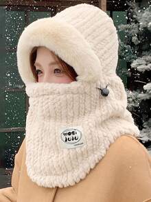 这款帽子集冬季户外帽、围巾和面罩于一体，是冬季骑行的理想之选。它适合成人和儿童佩戴，防风保暖，既能抵御寒风，又能保持温暖。 - 彩色 - 查看 4