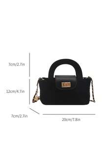 新款时尚百搭女士极简手提包，适合派对、活动和街头穿搭，秋冬季必备 - 彩色 - 查看 10