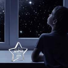 Dekoracja biurkowa w kształcie gwiazdy z akrylu, idealna do domu, biura lub sypialni, prezent urodzinowy dla taty i na rocznicę - Wielokolorowe - Zobacz 3