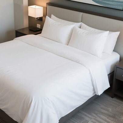 1pc 100% Polyester Duvet Cover (No Filling), Suitable For All Seasons, Modern Polyester Hotel Bedding