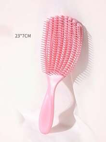 1/2 piezas Peine de mujer con diseño de pulpo, adecuado para cabello húmedo o seco, cabello largo liso, cabello rizado grueso, cepillo para cabello enredado, peine de concha, grabado y brillante, peine de estilo esponjoso y suave, antiestático y no dañino para el cabello, masajea el cuero cabelludo - Multicolor - Ver 9