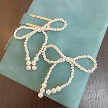 10pcs Pearl Bow DIY Accessories, Party Gifts DIY Pearl Bows - Multicolor - View 6