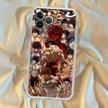 Funda de teléfono de Baki el Luchador de Sumo compatible con iPhone 16, 15, 8, 7, 6, 6S Plus, X, SE, XR, XS, 14, 11, 12, 13 Mini, Pro y Max, así como con Galaxy S17, S17 Pro y S17 Pro Max - Z1 - Ver 4