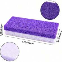 Professional Foot Scrub, Suitable For Showering And Soaking, Removes Calluses, Double-Sided Exfoliation, Removes Dead Skin, Creates Smooth Feet And Heels. Foot Care Tool, Foot File And Pedicure Knife. Beauty, Health, Manicure, Hand And Foot Care. - 紫色 - 查看 6